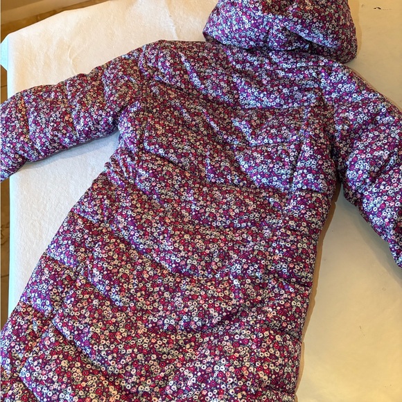 Lands' End Floral Fleece-Lined Jacket - Picture 2 of 4